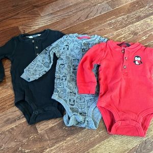 Thermal Henley Onesies